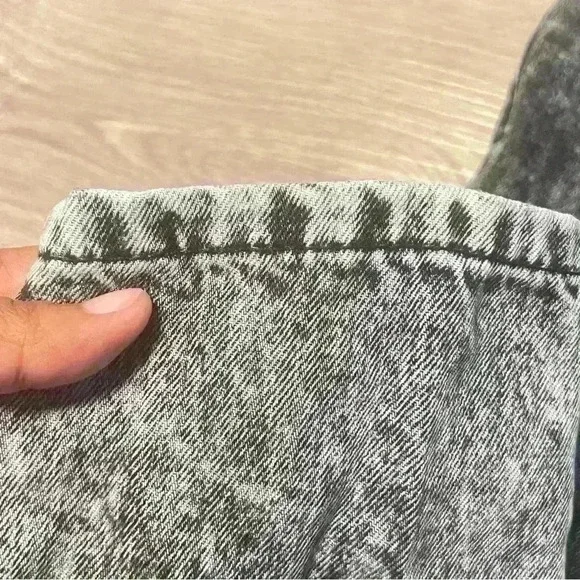 CDRDENIM JEANS MAKERS BLACK ACID WASHED HIGH RISE SKINNY JEANS SIZE  26 - Picture 7 of 16